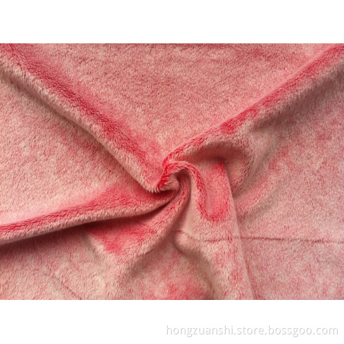 Red Brush Plain Soft Velboa (HZS--375)
